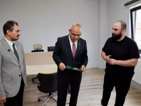 Giresun Valisi Mustafa Koç, Teknopark’ta Projeleri İnceledi